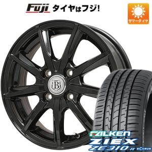 【新品国産4穴100車】 夏タイヤ ホイール4本セット 195/65R15 ファルケン ジークス ZE310R エコラン（限定） ブランドル E05B 15インチ｜fujicorporation