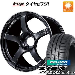 【新品国産5穴100車】 夏タイヤ ホイール4本セット 215/40R18 ファルケン ジークス ZE310R エコラン（限定） ヨコハマ アドバンレーシング TC4 18インチ｜fujicorporation