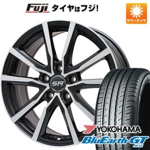 【新品国産5穴100車】 夏タイヤ ホイール4本セット 215/40R18 ヨコハマ ブルーアース GT AE51 ブランドル N52BP 18インチ｜fujicorporation