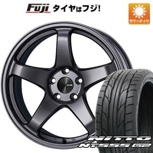 【パンク保証付き】【新品国産5穴100車】 夏タイヤ ホイール４本セット 215/40R18 ニット...