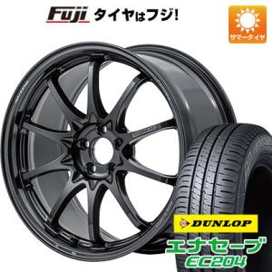 【新品国産5穴114.3車】 夏タイヤ ホイール４本セット 225/45R18 ダンロップ エナセー...