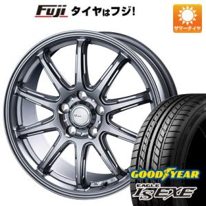 【新品国産5穴114.3車】 夏タイヤ ホイール４本セット 225/45R18 グッドイヤー イーグ...