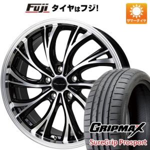 【新品国産5穴114.3車】 夏タイヤ ホイール４本セット 225/45R18 グリップマックス シ...