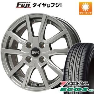 【新品 軽自動車】夏タイヤ ホイール4本セット 165/55R14 ヨコハマ エコス ES31 ブラ...