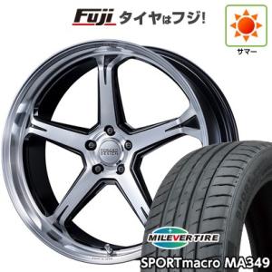 【新品国産5穴114.3車】 夏タイヤ ホイール4本セット 245/35R20 ミレバー スポーツマクロ MA349（限定） エムズスピード FORGEDデザイン 888 20インチ｜fujicorporation