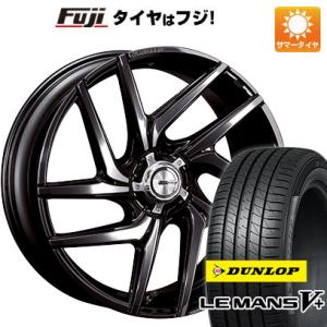 【新品国産5穴114.3車】 夏タイヤ ホイール4本セット 245/35R20 ダンロップ ルマン V+(ファイブプラス) クリムソン マーテル ルーカス FF 20インチ