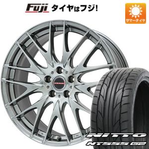 【パンク保証付】【新品国産5穴114.3車】 夏タイヤ ホイール4本セット 245/35R20 ニットー NT555 G2 ビッグウエイ LEYSEEN プラバ9M 20インチ｜fujicorporation