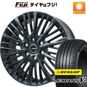 【新品国産5穴114.3車】 夏タイヤ ホイール4本セット 245/35R20 ダンロップ ルマン V+(ファイブプラス) プレミックス MER-X(マットブラック) 20インチ｜fujicorporation