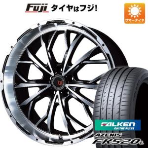 【新品国産5穴114.3車】 夏タイヤ ホイール4本セット 255/35R20 ファルケン アゼニス FK520L レアマイスター LMG ヴァスティア(ブラックポリッシュ) 20インチ｜fujicorporation