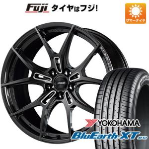 【新品国産5穴114.3車】 夏タイヤ ホイール4本セット 255/45R20 ヨコハマ ブルーアース XT AE61 レイズ グラムライツ 57FXZ 20インチ