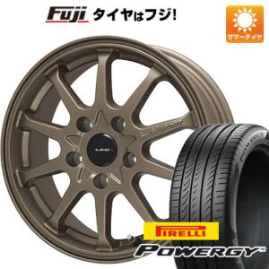 【新品国産5穴114.3車】 夏タイヤ ホイール4本セット 215/65R16 ピレリ パワジー レアマイスター LMスポーツLM-10R(ブロンズ) 16インチ｜fujicorporation