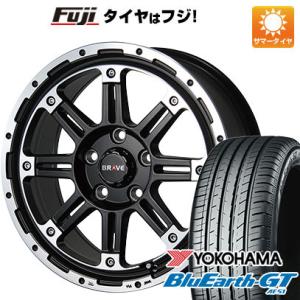 【新品国産5穴114.3車】 夏タイヤ ホイール4本セット 215/65R16 ヨコハマ ブルーアー...