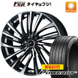 【新品国産5穴114.3車】 夏タイヤ ホイール4本セット 215/65R16 ピレリ パワジー ウェッズ レオニス FS 16インチ｜fujicorporation