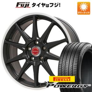 【新品国産5穴114.3車】 夏タイヤ ホイール４本セット 225/60R18 ピレリ パワジー レ...