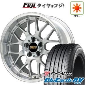 【パンク保証付き】【新品国産5穴114.3車】 夏タイヤ ホイール４本セット 225/60R18 ヨコハマ ブルーアース RV-03 BBS JAPAN RS-GT 18インチ｜fujicorporation