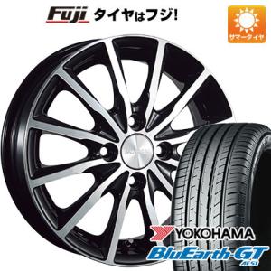 【新品国産4穴100車】 夏タイヤ ホイール4本セット 185/60R16 ヨコハマ ブルーアース ...