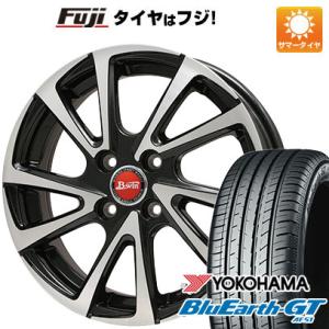 【新品国産4穴100車】 夏タイヤ ホイール4本セット 185/60R16 ヨコハマ ブルーアース ...