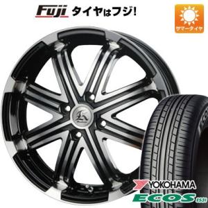 クーポン配布中 【新品 軽自動車】エブリイワゴン 夏タイヤ ホイール4本セット 165/50R15 ヨコハマ エコス ES31 テクノピア カシーナ V-1 15インチ｜fujicorporation