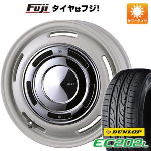 【新品 軽自動車】N-BOX タント ワゴンR 夏タイヤ ホイール4本セット 165/55R15 ダンロップ EC202L クリムソン ディーン クロスカントリー 15インチ｜fujicorporation