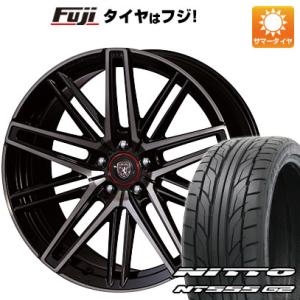 【パンク保証付】【新品国産5穴114.3車】 夏タイヤ ホイール4本セット 225/35R20 ニットー NT555 G2 クリムソン クラブリネア カッサーノ FF 20インチ｜fujicorporation