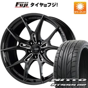 【パンク保証付】【新品国産5穴114.3車】 夏タイヤ ホイール4本セット 225/35R20 ニッ...