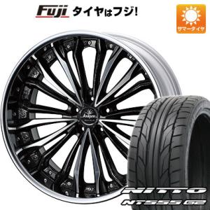 【パンク保証付】【新品国産5穴114.3車】 夏タイヤ ホイール4本セット 235/35R20 ニッ...