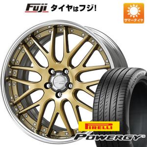 【新品国産5穴114.3車】 夏タイヤ ホイール4本セット 245/40R20 ピレリ パワジー ワーク ランベック LM1 20インチ