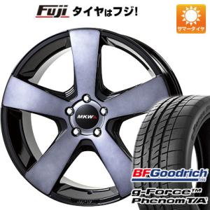 【新品国産5穴114.3車】 夏タイヤ ホイール４本セット 245/45R20 BFグッドリッチ(フジ専売) g-FORCE フェノム T/A トライスター MKW MK-007 20インチ｜fujicorporation