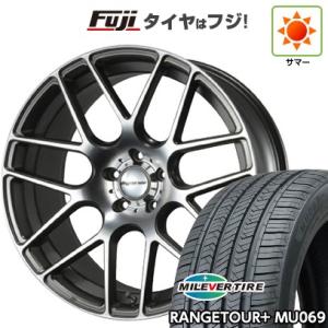 【新品国産5穴114.3車】 夏タイヤ ホイール4本セット 245/45R20 ミレバー レンジツアープラスMU069（限定） MLJ ハイペリオン CVM 20インチ｜fujicorporation