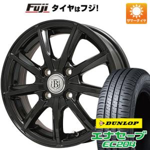 クーポン配布中 【新品国産4穴100車】 夏タイヤ ホイール4本セット 195/50R16 ダンロップ エナセーブ EC204 ブランドル E05B 16インチ｜fujicorporation