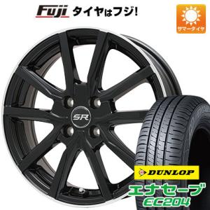 【新品国産4穴100車】 夏タイヤ ホイール4本セット 195/50R16 ダンロップ エナセーブ EC204 ブランドル N52B 16インチ｜fujicorporation