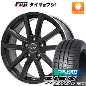 【新品国産4穴100車】 夏タイヤ ホイール4本セット 195/50R16 ファルケン ジークス ZE310R エコラン（限定） ブランドル N52B 16インチ｜fujicorporation