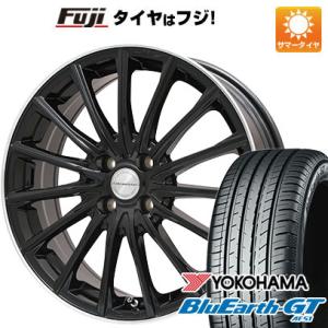 【新品国産4穴100車】 夏タイヤ ホイール4本セット 195/50R16 ヨコハマ ブルーアース GT AE51 レアマイスター LM-S FS15  16インチ