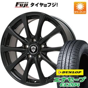 【新品国産4穴100車】 夏タイヤ ホイール4本セット 195/50R16 ダンロップ エナセーブ EC204 ブランドル KF25B 16インチ｜fujicorporation