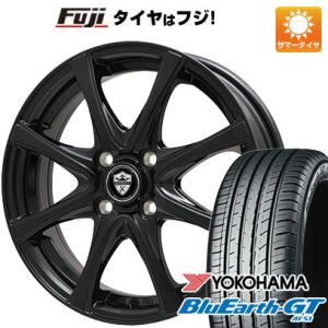 【新品国産4穴100車】 夏タイヤ ホイール4本セット 195/50R16 ヨコハマ ブルーアース GT AE51 ブランドル KF25B 16インチ｜fujicorporation