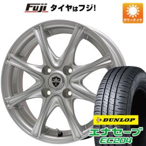 【新品国産4穴100車】 夏タイヤ ホイール4本セット 195/50R16 ダンロップ エナセーブ EC204 ブランドル ER16 16インチ｜fujicorporation