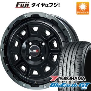 【新品国産4穴100車】 夏タイヤ ホイール4本セット 195/50R16 ヨコハマ ブルーアース GT AE51 レアマイスター LMG DS-10 16インチ｜fujicorporation