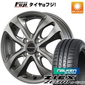 【新品国産4穴100車】 夏タイヤ ホイール4本セット 195/50R16 ファルケン ジークス ZE310R エコラン（限定） ブリヂストン バルミナ DS-M 16インチ｜fujicorporation