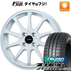 【新品国産4穴100車】 夏タイヤ ホイール4本セット 195/50R16 ファルケン ジークス ZE310R エコラン（限定） レアマイスター LMスポーツLM-10R 16インチ｜fujicorporation