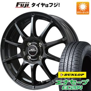 【新品国産4穴100車】 夏タイヤ ホイール4本セット 195/50R16 ダンロップ エナセーブ EC204 MID シュナイダー スタッグ 16インチ｜fujicorporation