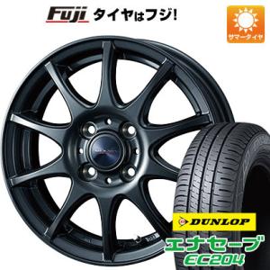 【新品国産4穴100車】 夏タイヤ ホイール4本セット 195/50R16 ダンロップ エナセーブ EC204 ウェッズ ヴェルバ チャージ 16インチ｜fujicorporation