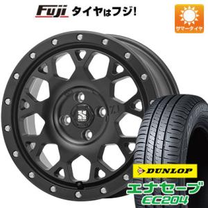 【新品国産4穴100車】 夏タイヤ ホイール4本セット 195/50R16 ダンロップ エナセーブ EC204 MLJ エクストリームJ XJ04 16インチ｜fujicorporation