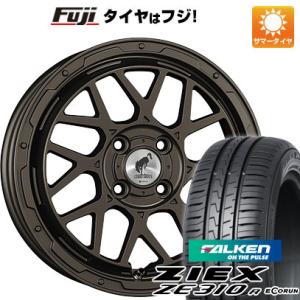 【新品国産4穴100車】 夏タイヤ ホイール4本セット 195/50R16 ファルケン ジークス ZE310R エコラン(限定) スーパースター ロディオドライブ 8M　MONO 16インチ｜fujicorporation