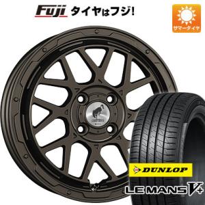 【新品国産4穴100車】 夏タイヤ ホイール4本セット 195/50R16 ダンロップ ルマン V+(ファイブプラス) スーパースター ロディオドライブ 8M　MONO 16インチ｜fujicorporation