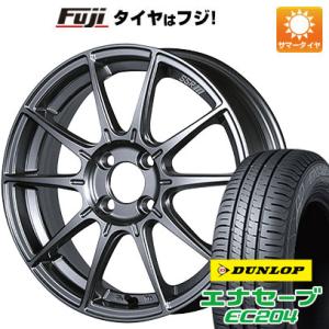 【新品国産4穴100車】 夏タイヤ ホイール4本セット 195/50R16 ダンロップ エナセーブ EC204 SSR GTX01 16インチ｜fujicorporation