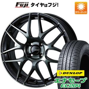 【新品国産4穴100車】 夏タイヤ ホイール4本セット 195/50R16 ダンロップ エナセーブ EC204 ウェッズ ウェッズスポーツ SA-27R 16インチ｜fujicorporation