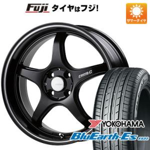 クーポン配布中 【新品国産4穴100車】 夏タイヤ ホイール4本セット 195/50R16 ヨコハマ ブルーアース ES32 ゴジゲン PROレーサー FN01R-C STV 16インチ｜fujicorporation