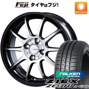 【新品国産4穴100車】 夏タイヤ ホイール4本セット 195/50R16 ファルケン ジークス ZE310R エコラン(限定) インターミラノ インフィニティ F10 16インチ｜fujicorporation