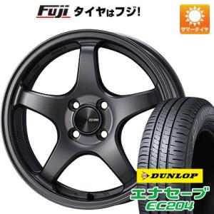 【新品国産4穴100車】 夏タイヤ ホイール4本セット 195/50R16 ダンロップ エナセーブ EC204 エンケイ PF05 16インチ｜fujicorporation