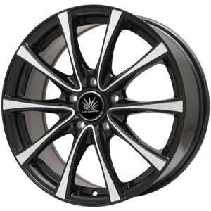 【新品国産4穴100車】 夏タイヤ ホイール4本セット 195/50R16 ミレバー スポーツマクロ MA349（限定） ブランドル KF25BP 16インチ｜fujicorporation